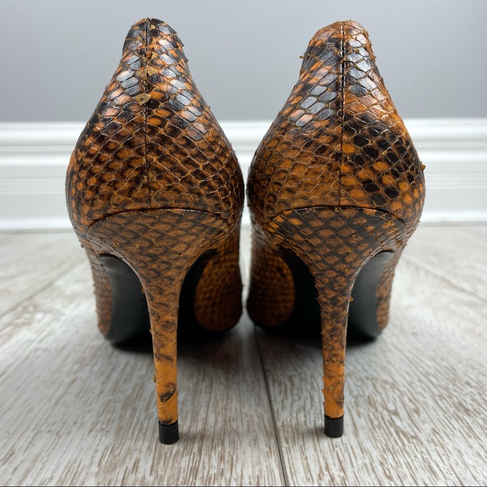 Acne Studio 37 anakeskin animal print pumps heels - Picture 3 of 5